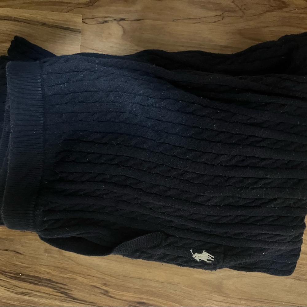 Polo by Ralph Lauren Women Black Cable Jogger - Picture 3 of 4